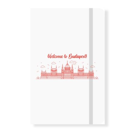 Magyaros jegyzetfüzet- Parlament grafikával
